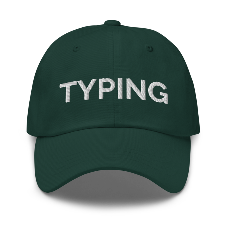 Typing Hat - Spruce