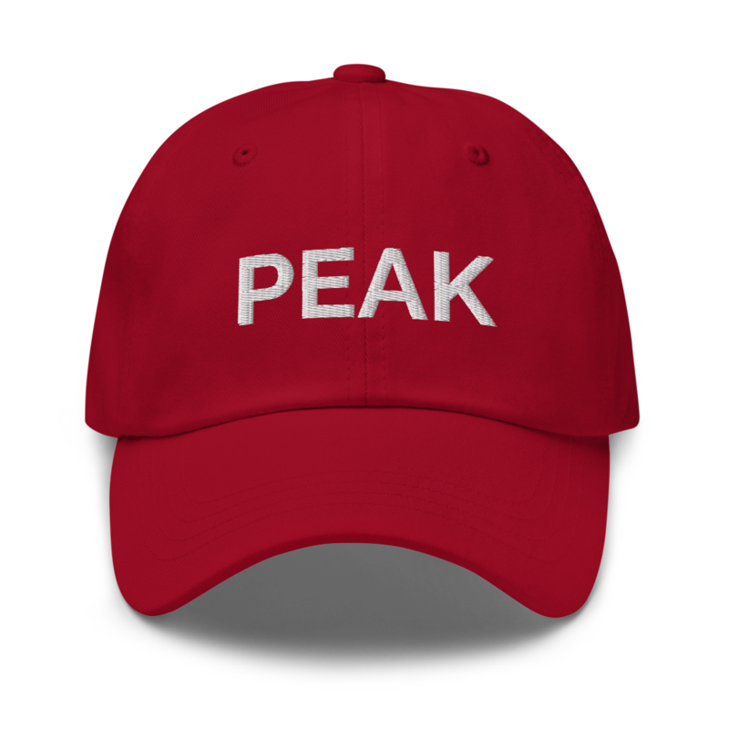 Peak Hat - Cranberry