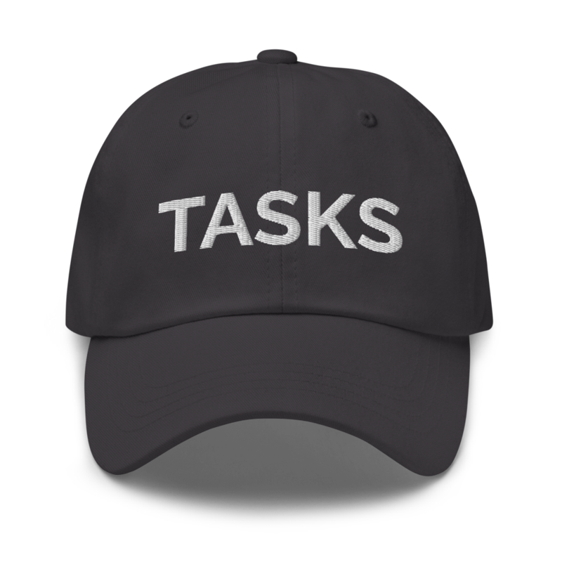 Tasks Hat - Dark Grey