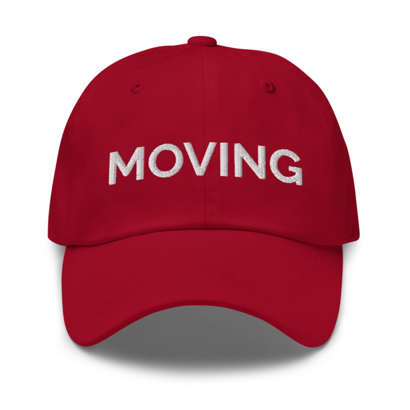 Moving Hat - Cranberry