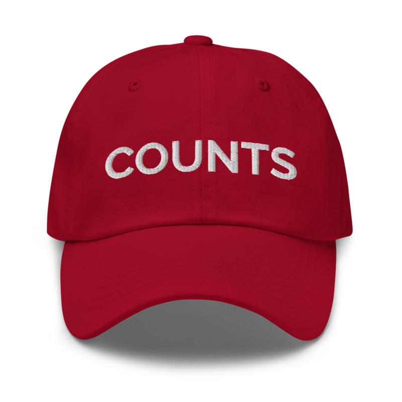 Counts Hat - Cranberry