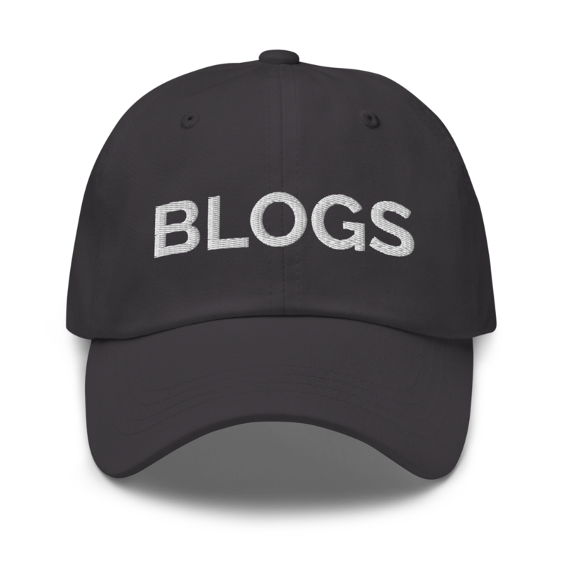 Blogs Hat - Dark Grey