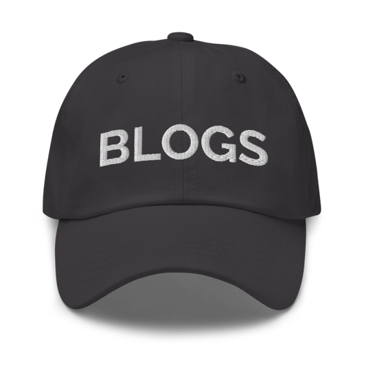 Blogs Hat - Dark Grey