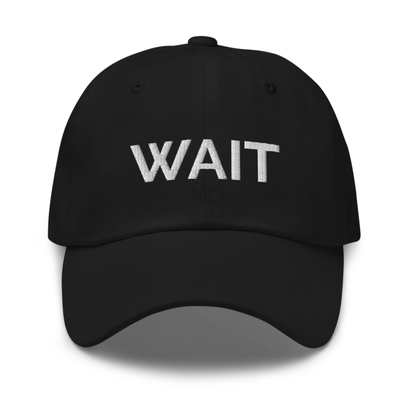 Wait Hat - Black