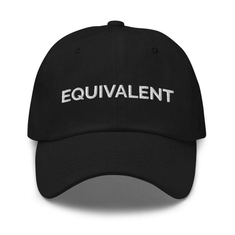 Equivalent Hat - Black