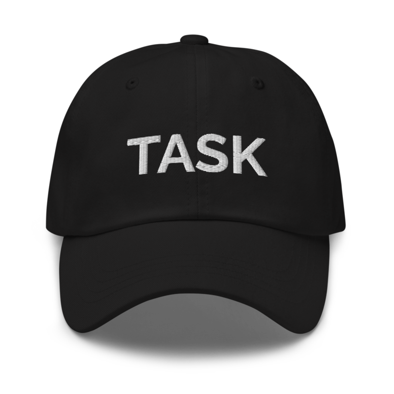 Task Hat - Black