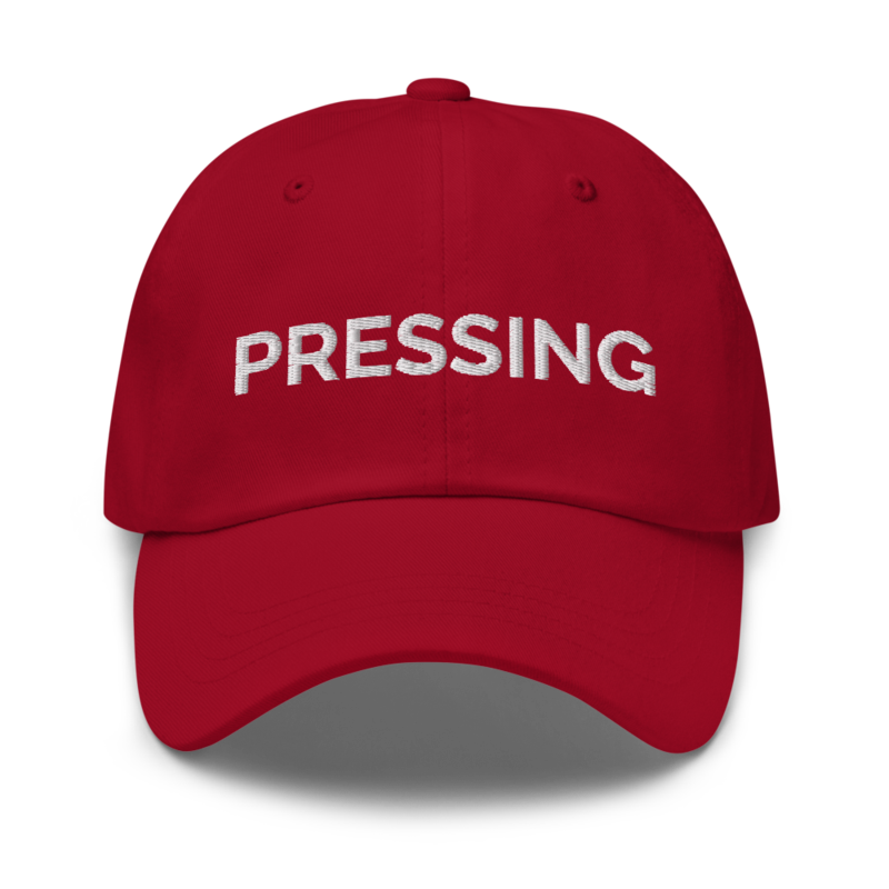 Pressing Hat - Cranberry