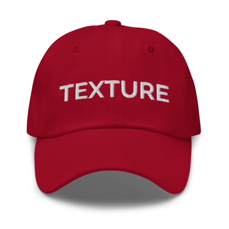 Texture Hat - Cranberry