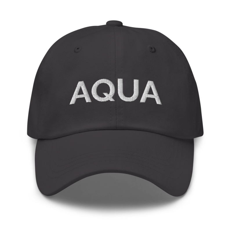 Aqua Hat - Dark Grey
