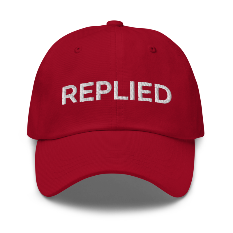 Replied Hat - Cranberry