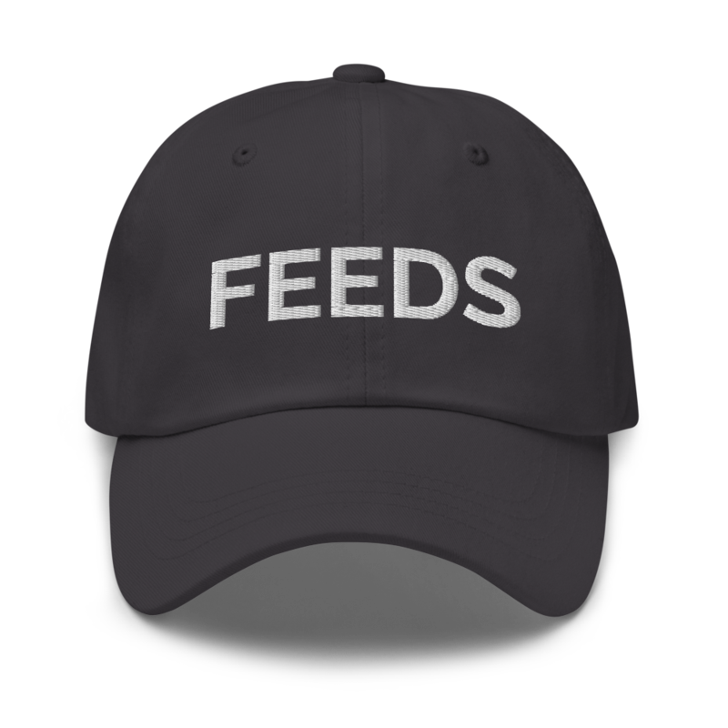 Feeds Hat - Dark Grey