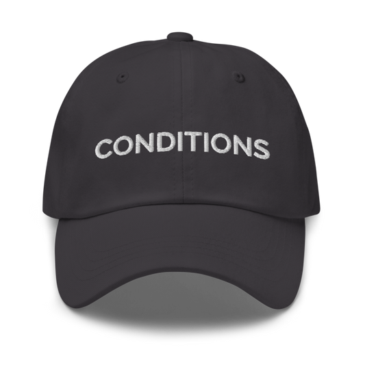 Conditions Hat - Dark Grey