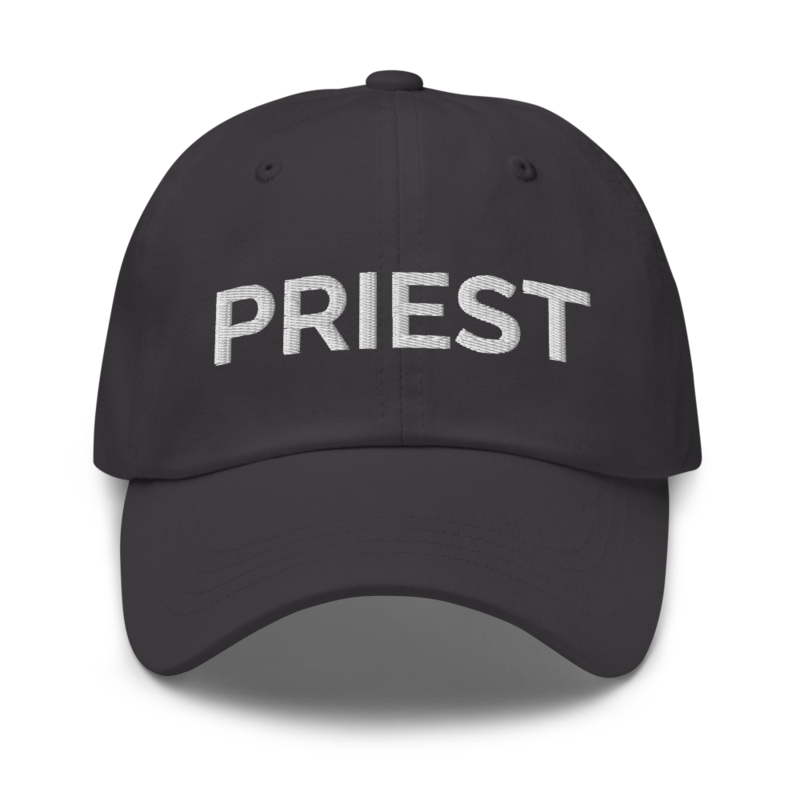 Priest Hat - Dark Grey