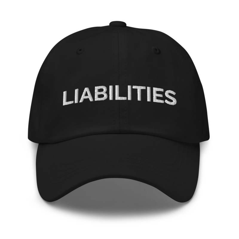 Liabilities Hat - Black