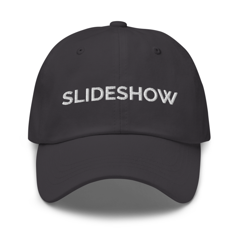 Slideshow Hat - Dark Grey