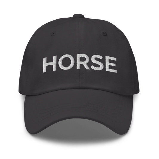 Horse Hat - Dark Grey