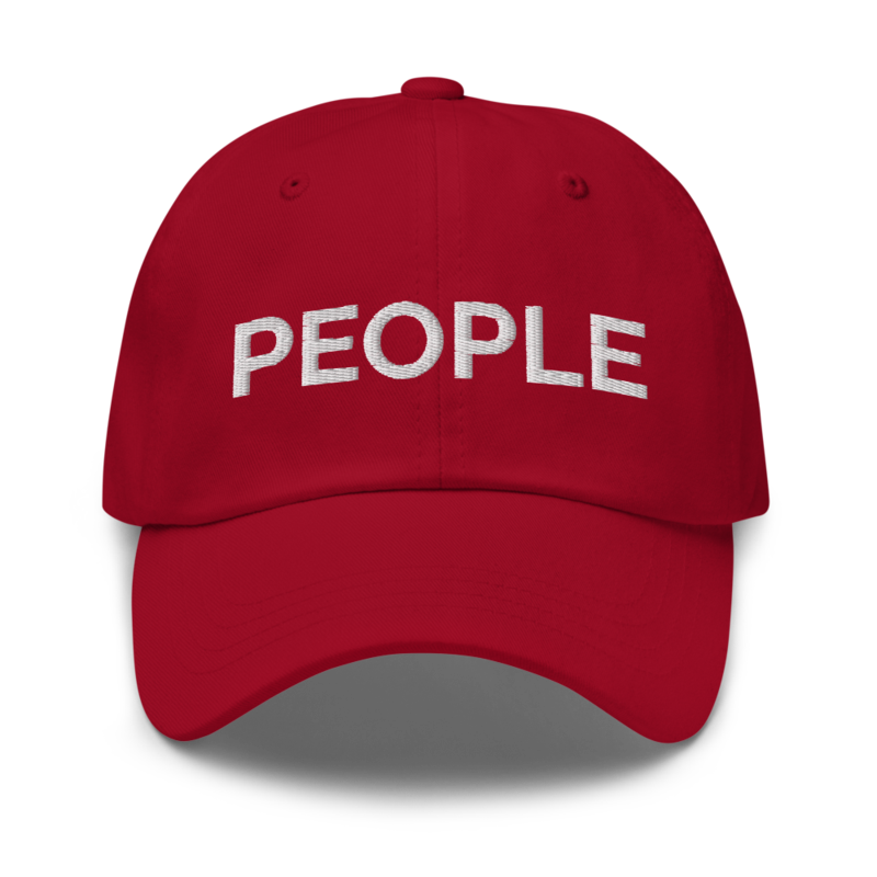 People Hat - Cranberry