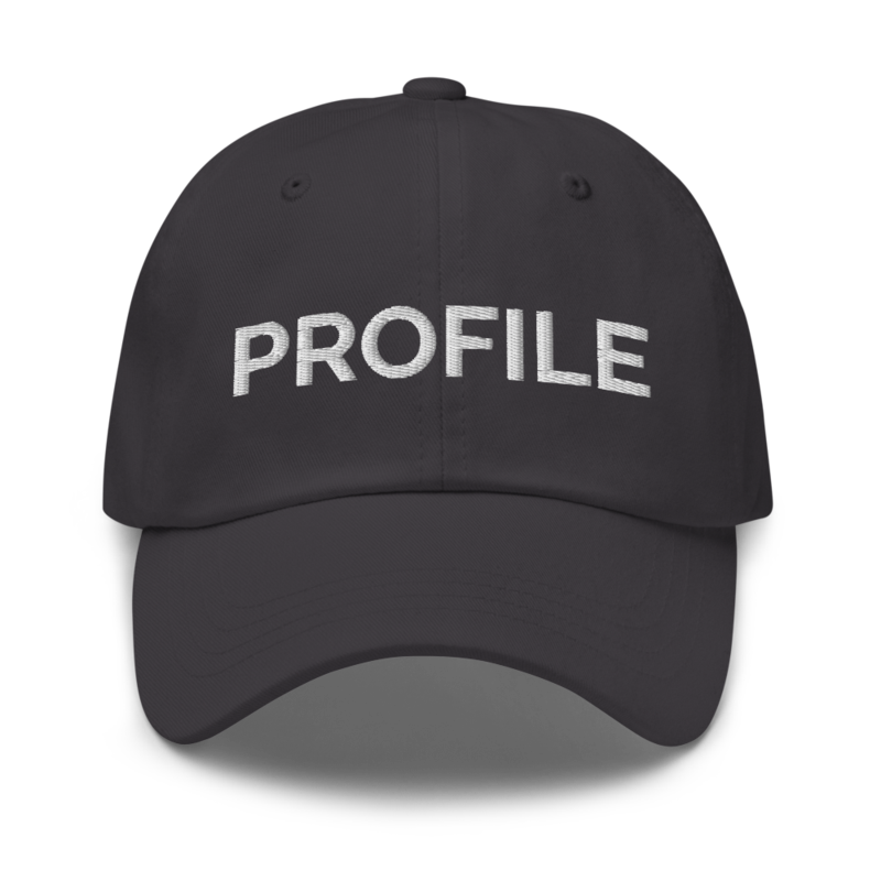 Profile Hat - Dark Grey