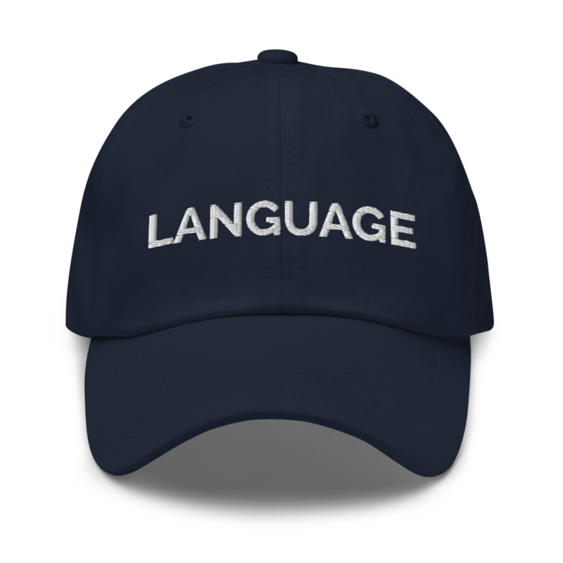 Language Hat - Navy