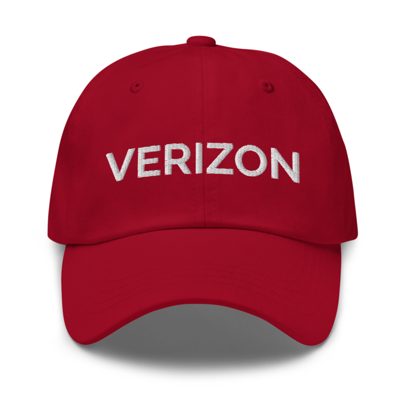 Verizon Hat - Cranberry