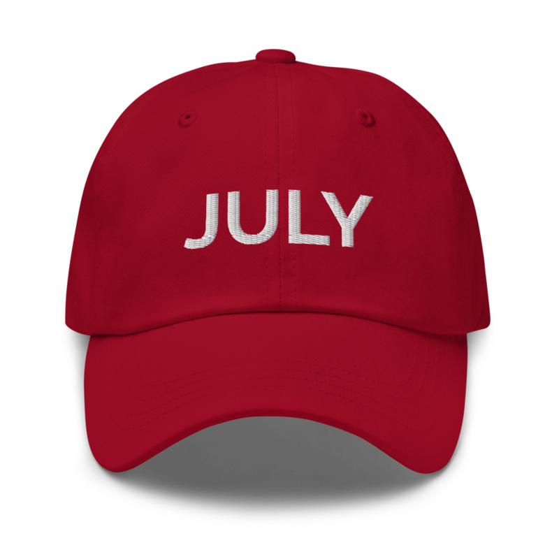 July Hat - Cranberry