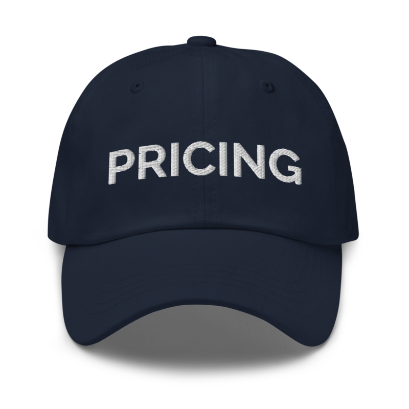 Pricing Hat - Navy