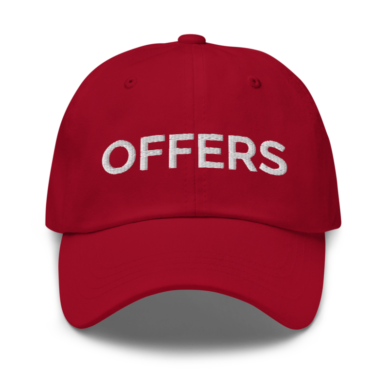 Offers Hat - Cranberry