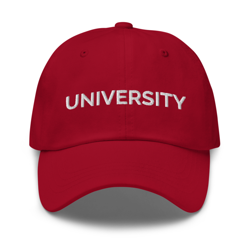 University Hat - Cranberry