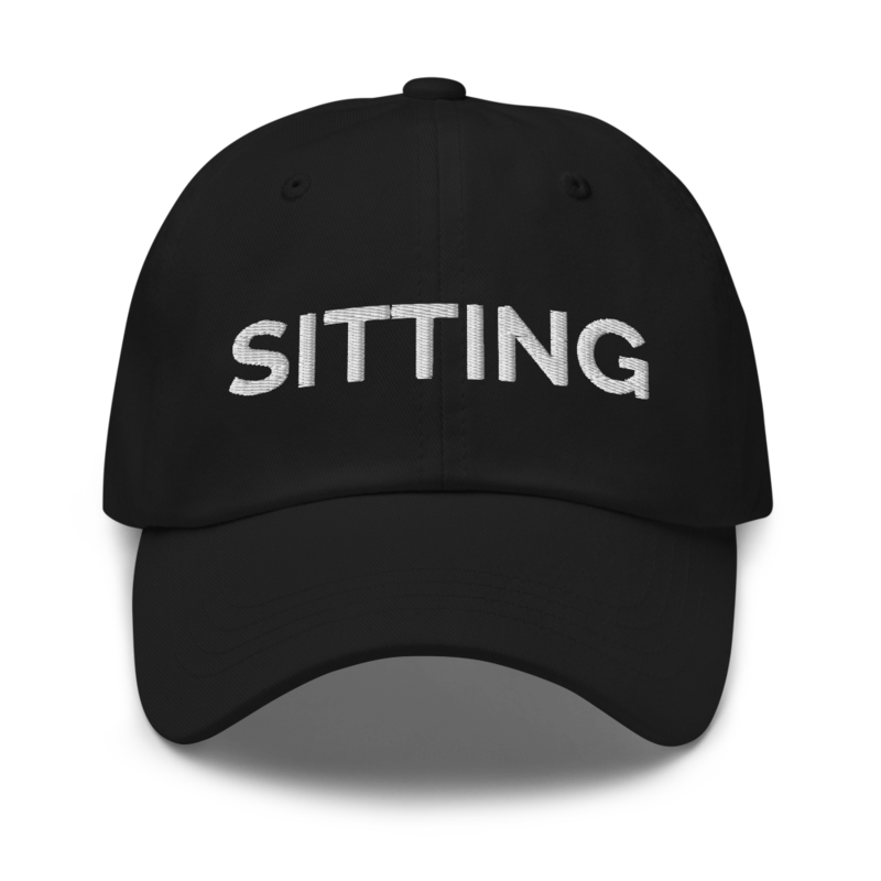 Sitting Hat - Black