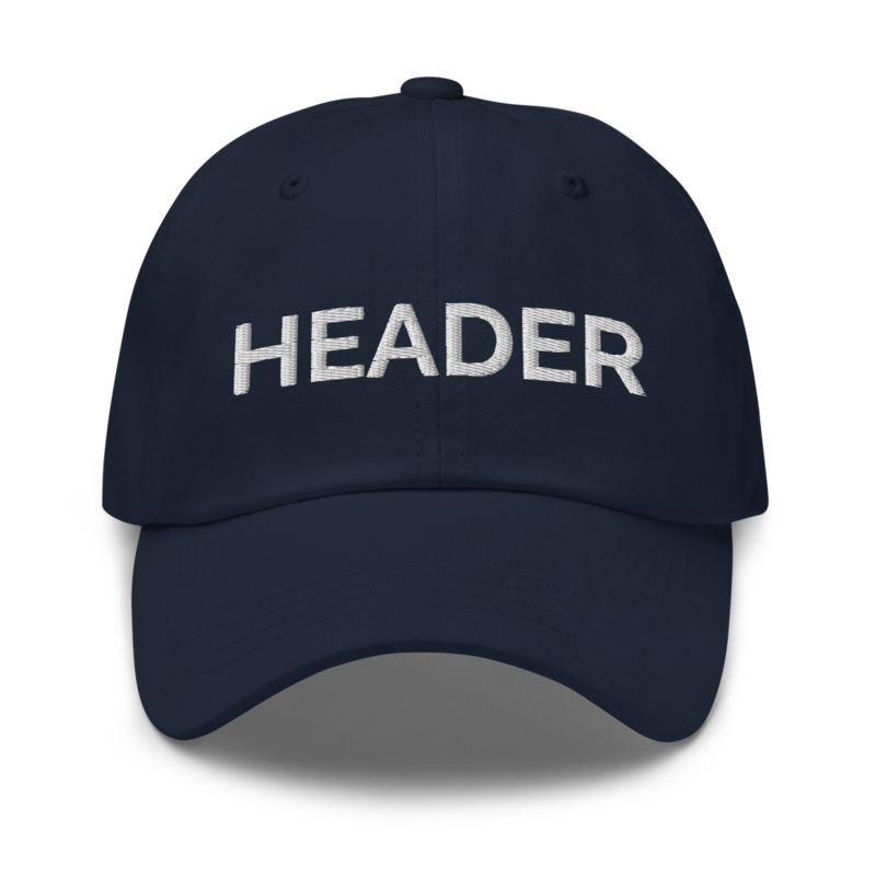 Header Hat - Navy