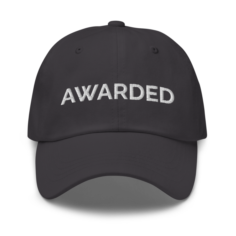 Awarded Hat - Dark Grey
