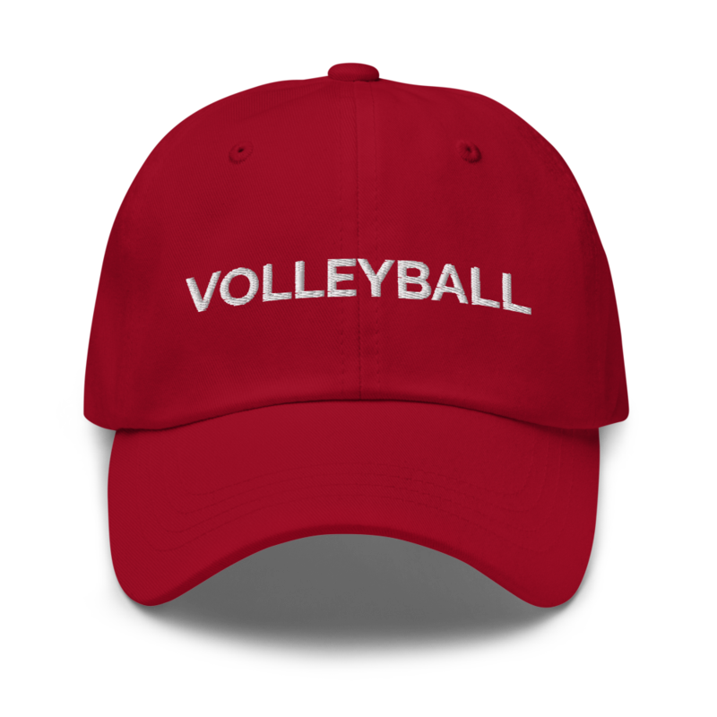 Volleyball Hat - Cranberry