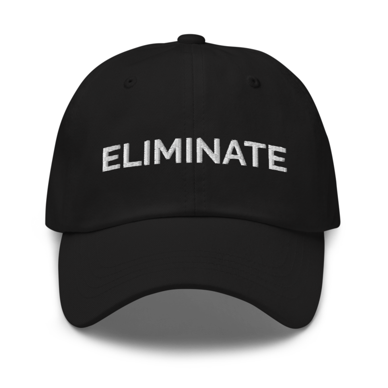 Eliminate Hat - Black