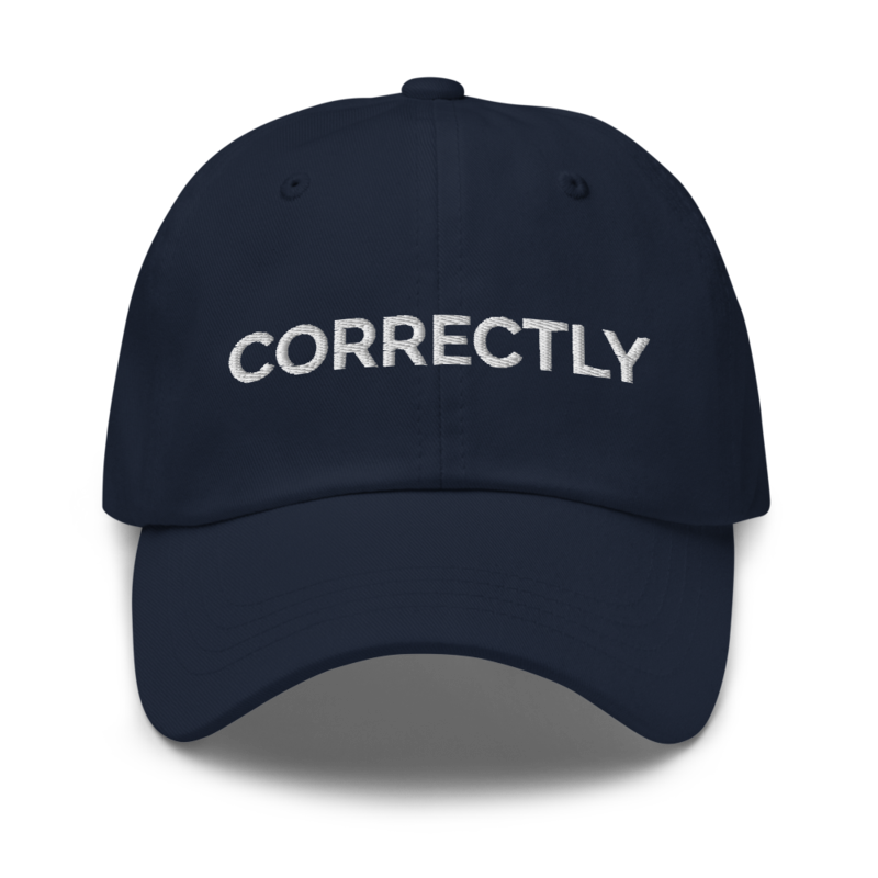 Correctly Hat - Navy