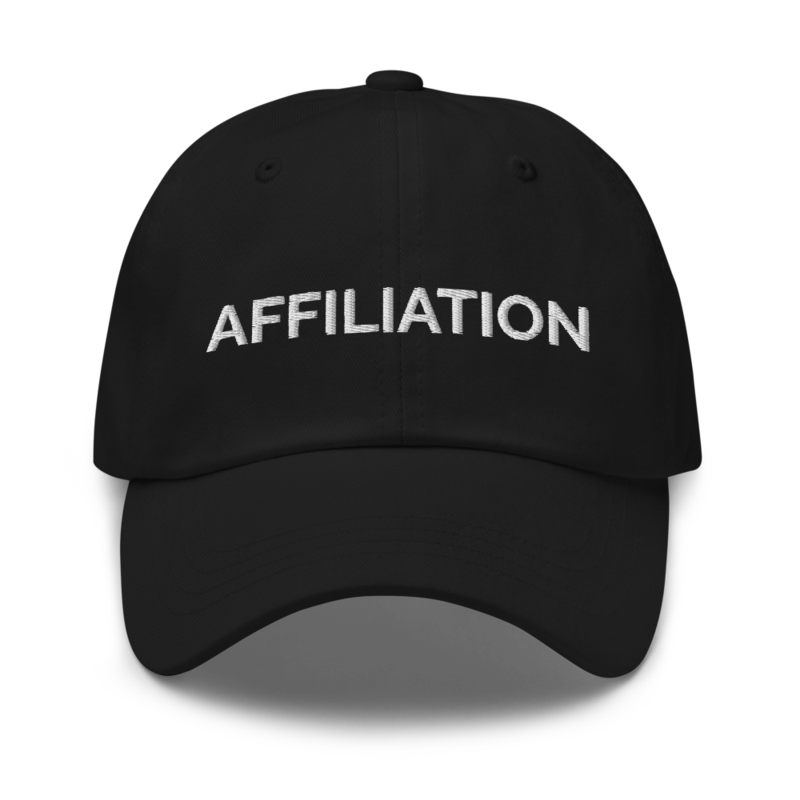 Affiliation Hat - Black