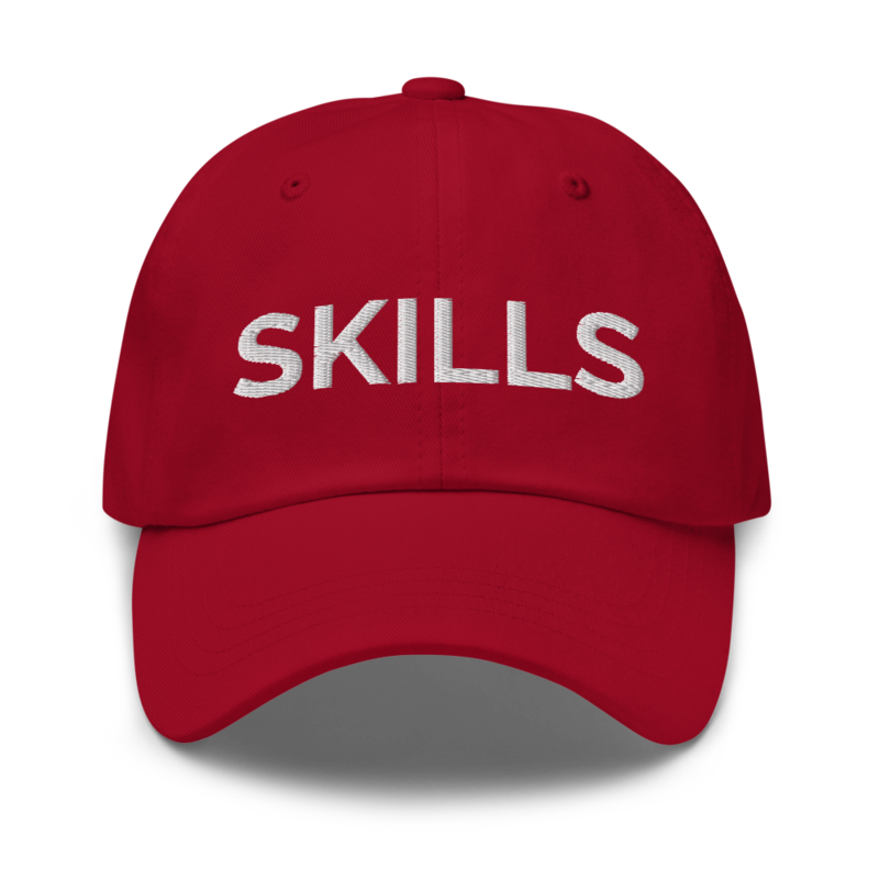 Skills Hat - Cranberry