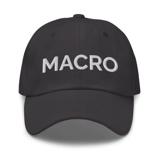 Macro Hat - Dark Grey