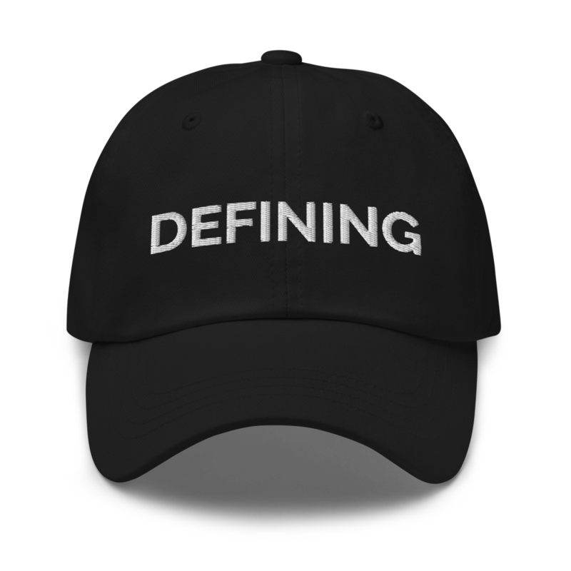 Defining Hat - Black