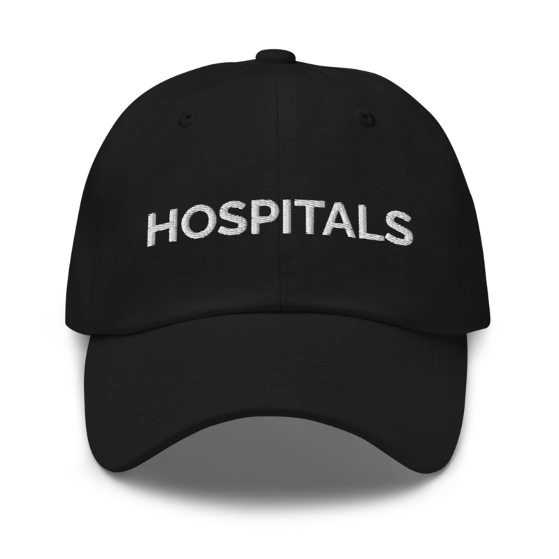 Hospitals Hat - Black