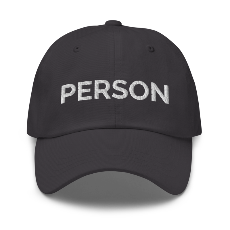 Person Hat - Dark Grey