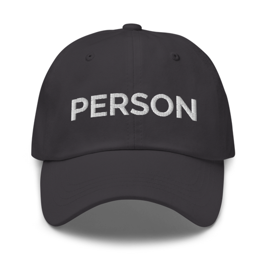 Person Hat - Dark Grey