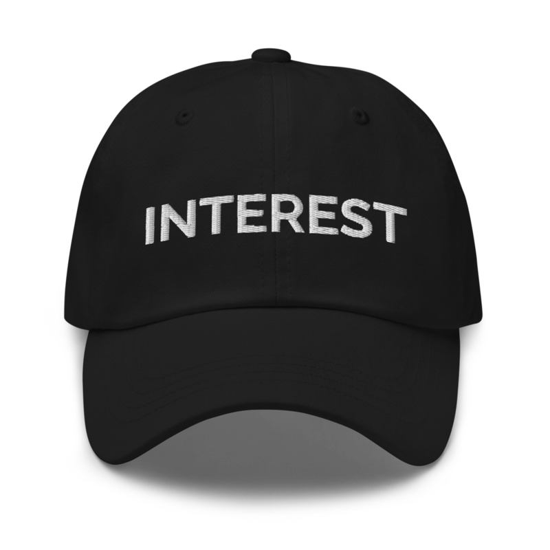 Interest Hat - Black