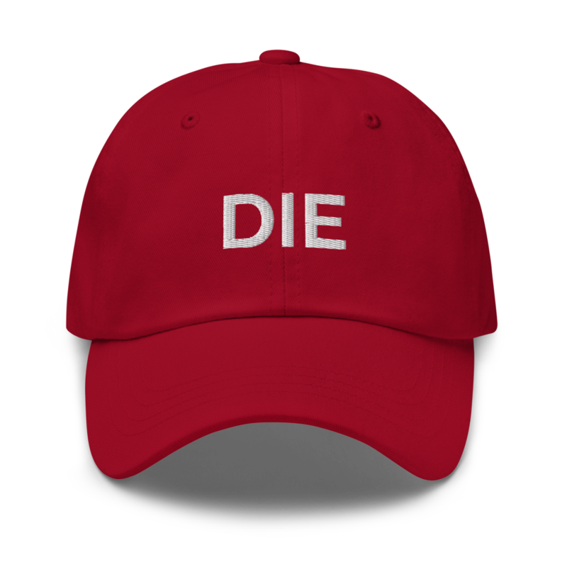 Die Hat - Cranberry