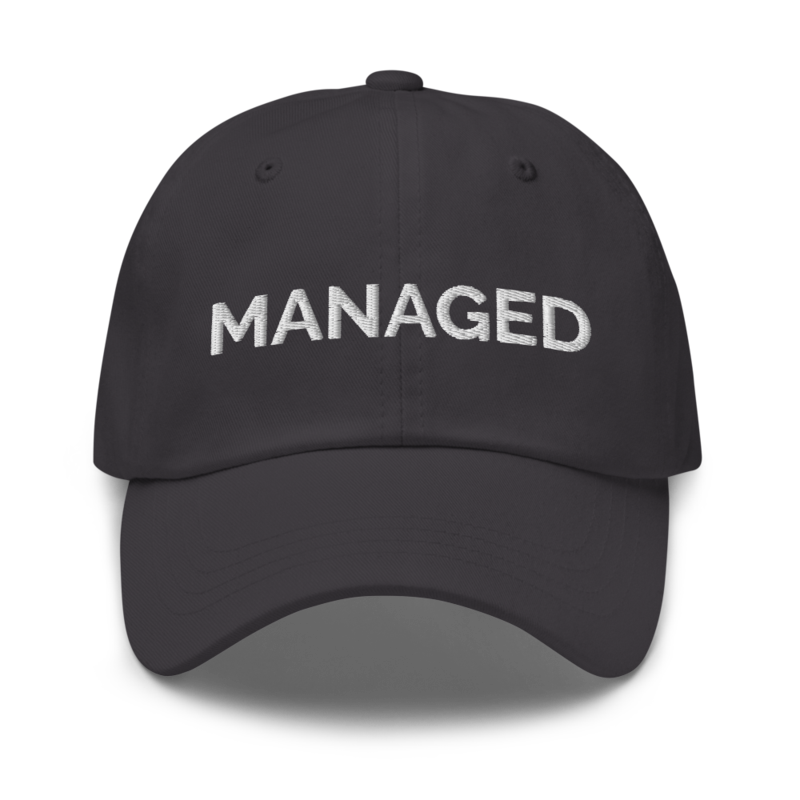 Managed Hat - Dark Grey