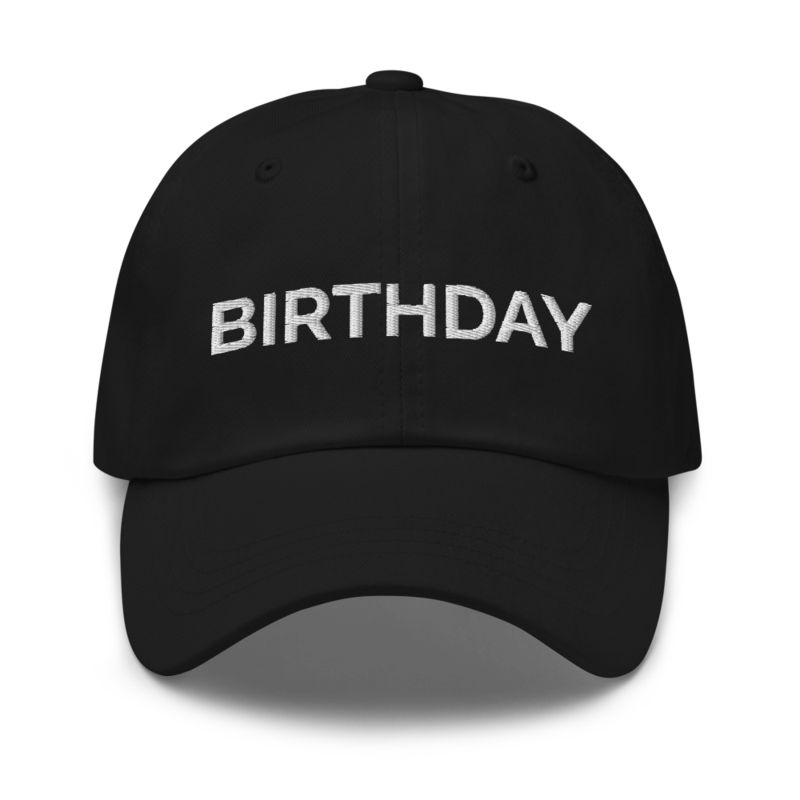 Birthday Hat - Black