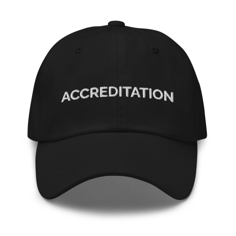 Accreditation Hat - Black