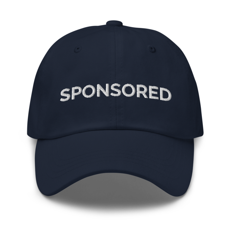 Sponsored Hat - Navy