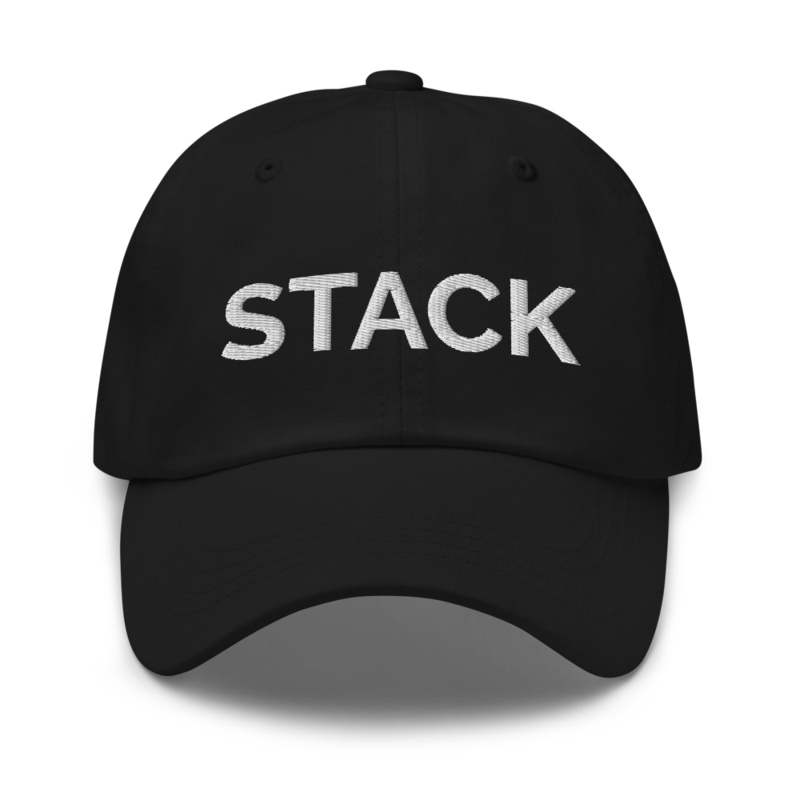 Stack Hat - Black
