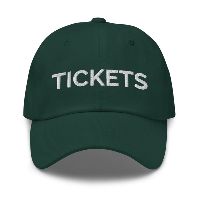 Tickets Hat - Spruce