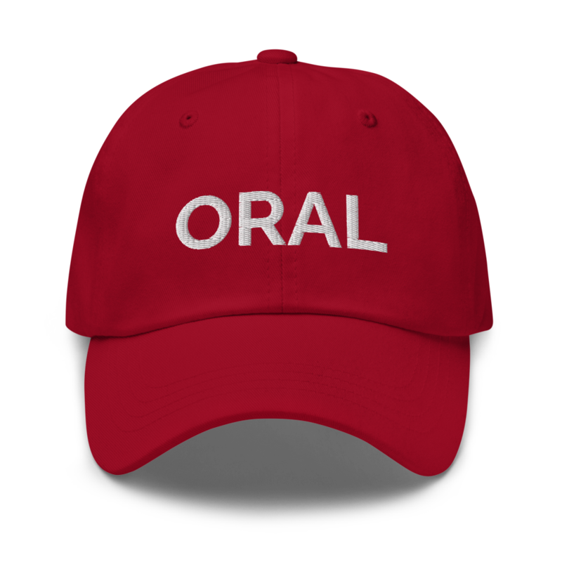 Oral Hat - Cranberry